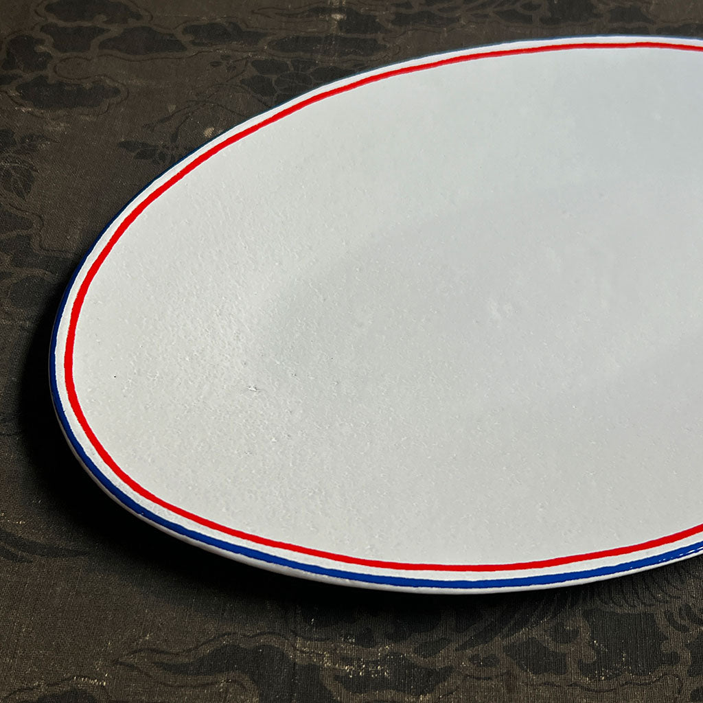 Astier de Villatte Tricolor Oval Platter – PATCH NYC