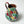Vintage Ceramic Painterly Small Pitcher Made in Czechoslovakia