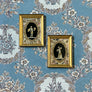 Classical Figures Original Mid-Century Collages in Wood Frames (Set of 2)