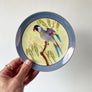 Vintage Hand Painted Parrot Small Plates by Noritake Made in Japan (Set of 6)