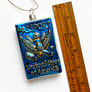 Passport Glass Ornament