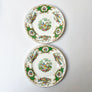 Vintage Decorated Ceramic Small Plates by EB Foley Made in England (Set of 2)