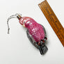 Pink Cockatoo Glass Ornament