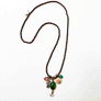 Collage Necklace: Brown & Black