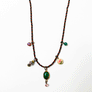 Collage Necklace: Brown & Black