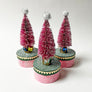 PATCH NYC Pink Bristle Tree Decorative Gift Box