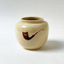 Vintage Ceramic Pipe Vase or Planter