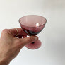 Vintage Drinking Glasses Plum (Set of 4)