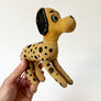 Vintage Spotted Dog Plush Figure Made in Japan