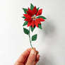 Poinsettia Ornament