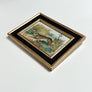 Rabbits Original Hand-Colored French Engraving Vintage Art