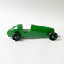 Vintage Green Wood "Pinewood Derby" Race Car