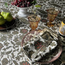 PATCH NYC Regal Bird Spice Linen Tablecloth