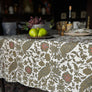 PATCH NYC Regal Bird Spice Linen Tablecloth