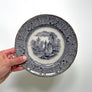 Vintage Transferware TJ & J Mayer Rhone Scenery Ironstone Plate Made in England