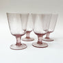 Rose Opal Handblown Drinking Glasses (Set of 4)