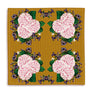 PATCH NYC Striped Camellia Bouquet Linen Napkins (Set of 4)