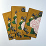 PATCH NYC Striped Camellia Bouquet Linen Napkins (Set of 4)