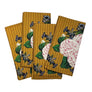 PATCH NYC Striped Camellia Bouquet Linen Napkins (Set of 4)