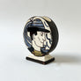Vintage Quimper Ceramic Vase with a Boat & Man Made in France