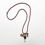 Collage Necklace: Brown (cabochon)