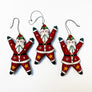 Stitched and Beaded Felt Santa Claus Ornament