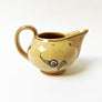 Vintage Ceramic Pitcher with Hand Painted Ship Made in Italy