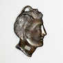 Vintage Ex Voto Man's Profile Made in Italy