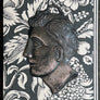 Vintage Ex Voto Man's Profile Made in Italy