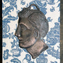 Vintage Ex Voto Man's Profile Made in Italy