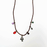 Collage Necklace: Brown & Black