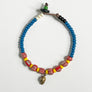 Brass Skull Beaded Bracelet