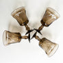 Vintage Drinking Glasses Topaz Swirl (Set of 4)