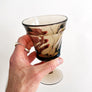 Vintage Drinking Glasses Topaz Swirl (Set of 4)