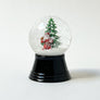 Mini Snow Globe with Santa Claus & Tree Made in Austria
