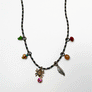 Collage Necklace: Grey & Black