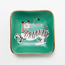 Waylande Gregory Square Dish with Tiger Green
