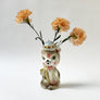 Vintage Squirrel with Bowler Hat & Cane Ceramic Vase Made in Japan