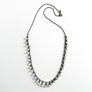 PATCH NYC Treasure Necklace: Vintage Glass Pearls & Blue Onyx Agate Stars