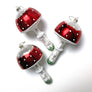 Super Size Red Cap Mushroom Glass Ornament