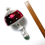 Super Size Red Cap Mushroom Glass Ornament