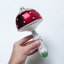 Super Size Red Cap Mushroom Glass Ornament