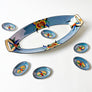 Vintage Hand-Painted Noritake Porcelain Oblong Bowl/Dish with Matching Small Bowl/Dishes Made in Japan (set of 7)