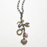 Treasure Necklace: Heart Sterling Silver Etched Locket (625H)