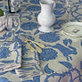 PATCH NYC Hawthorn Garden Cornflower Blue Linen Tablecloth
