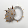 Waylande Gregory Thorn Oval Box Stone Gray