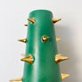 Waylande Gregory Tall Cone Thorn Vase Green