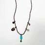 Collage Necklace: Blush Pink & Black