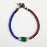 Trade Bead Bracelet (Royal Blue & Brown)
