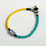 Trade Bead Bracelet (Yellow & Turquoise)